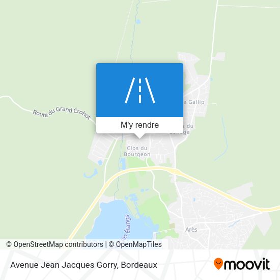 Avenue Jean Jacques Gorry plan
