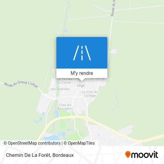 Chemin De La Forêt plan