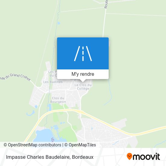 Impasse Charles Baudelaire plan