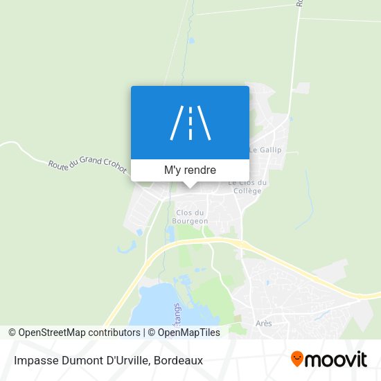 Impasse Dumont D'Urville plan