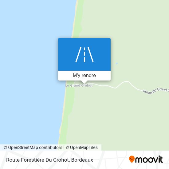 Route Forestière Du Crohot plan