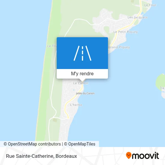 Rue Sainte-Catherine plan