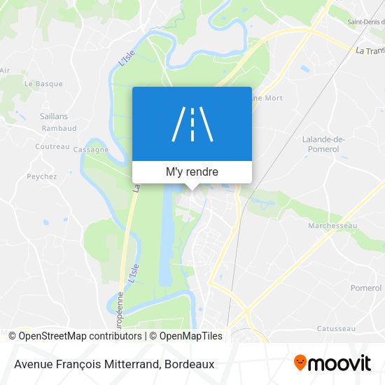 Avenue François Mitterrand plan