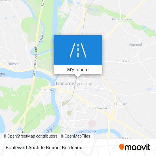 Boulevard Aristide Briand plan