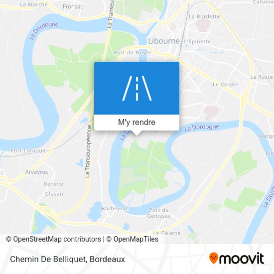 Chemin De Belliquet plan