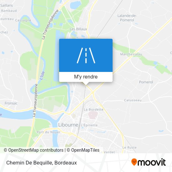 Chemin De Bequille plan