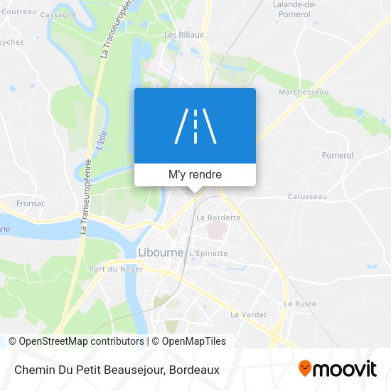 Chemin Du Petit Beausejour plan