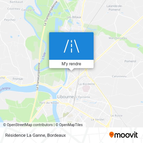 Résidence La Ganne plan