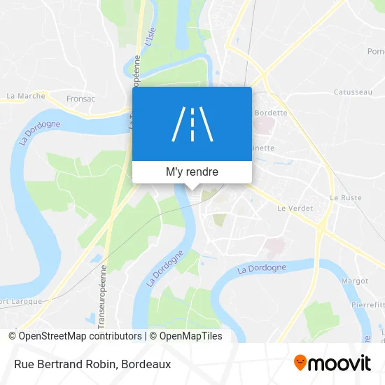 Rue Bertrand Robin plan