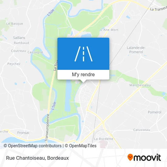 Rue Chantoiseau plan