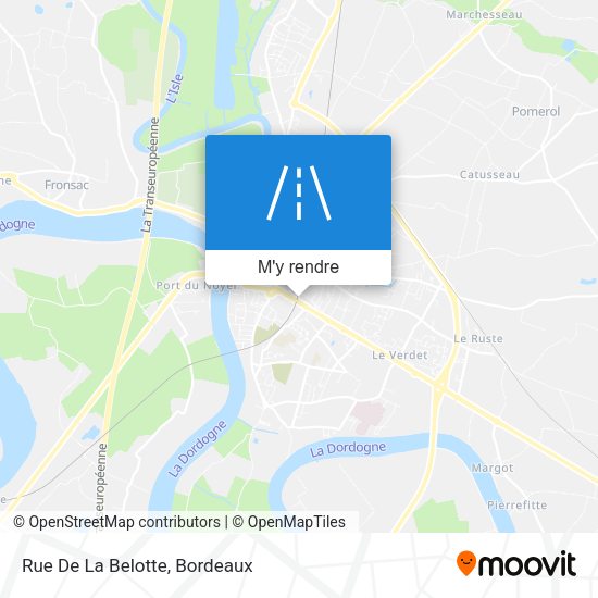 Rue De La Belotte plan