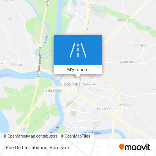 Rue De La Cabanne plan