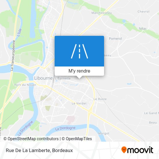 Rue De La Lamberte plan