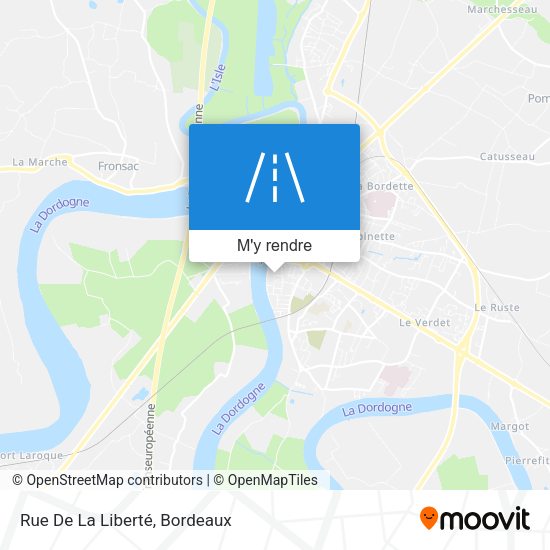 Rue De La Liberté plan