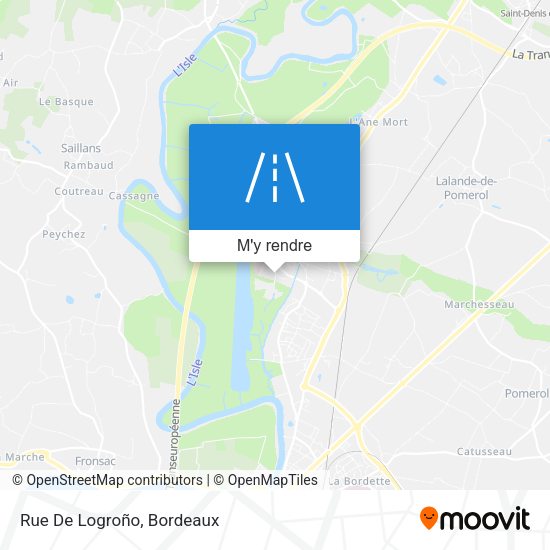 Rue De Logroño plan