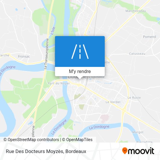 Rue Des Docteurs Moyzès plan