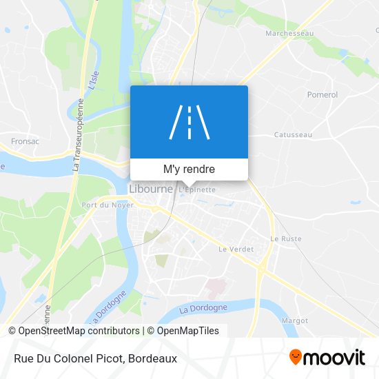 Rue Du Colonel Picot plan