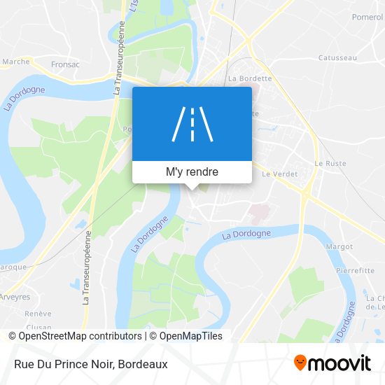 Rue Du Prince Noir plan