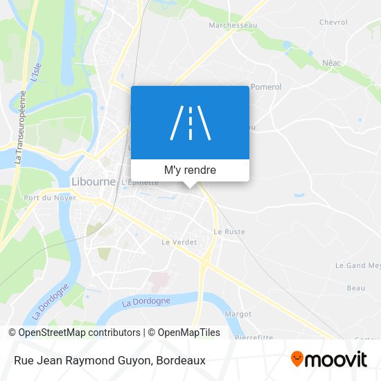 Rue Jean Raymond Guyon plan