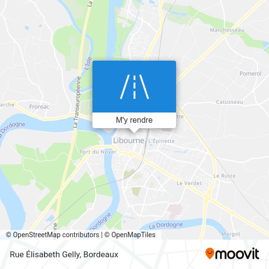 Rue Élisabeth Gelly plan