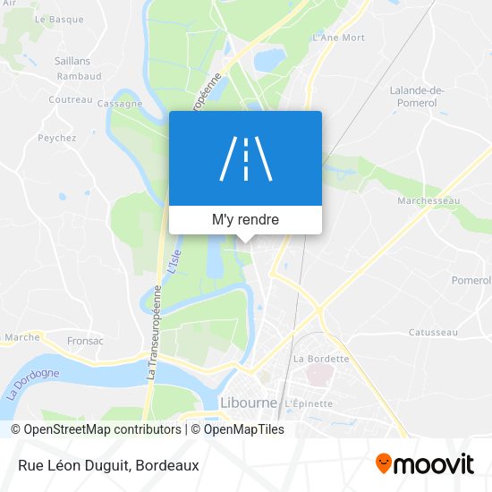 Rue Léon Duguit plan