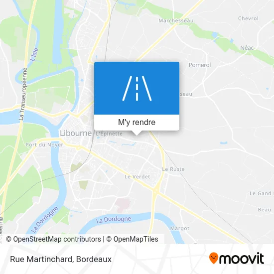 Rue Martinchard plan