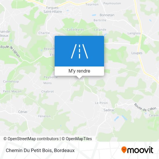 Chemin Du Petit Bois plan