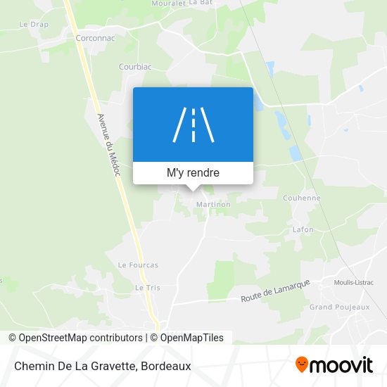 Chemin De La Gravette plan