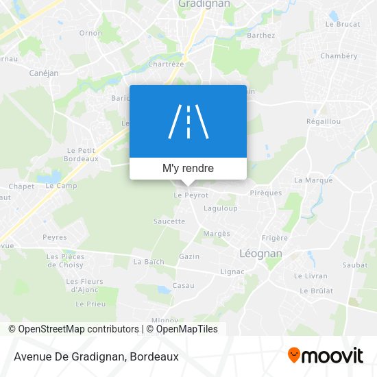 Avenue De Gradignan plan