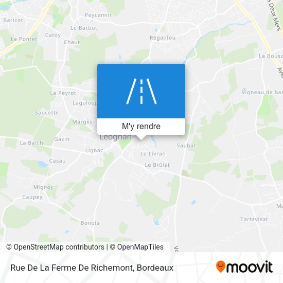 Rue De La Ferme De Richemont plan
