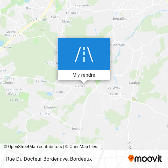 Rue Du Docteur Bordenave plan