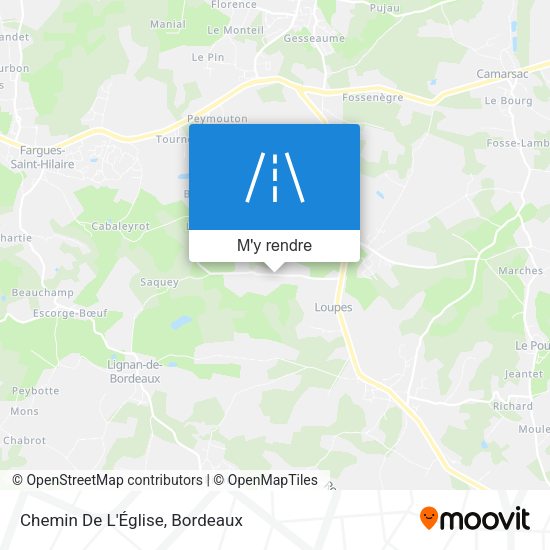 Chemin De L'Église plan