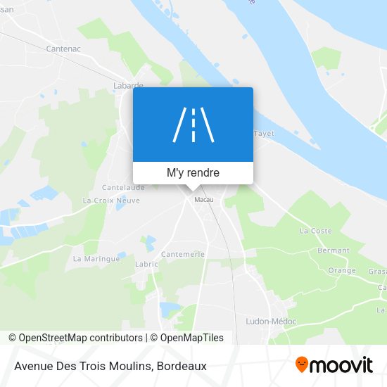 Avenue Des Trois Moulins plan