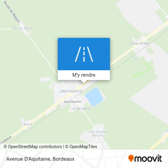 Avenue D'Aquitaine plan