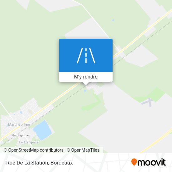 Rue De La Station plan