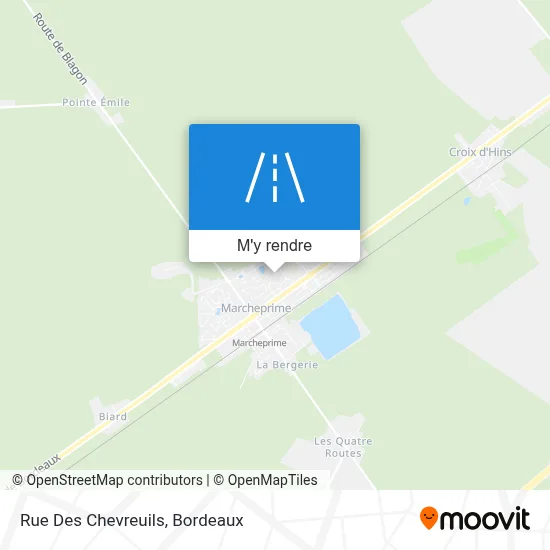 Rue Des Chevreuils plan