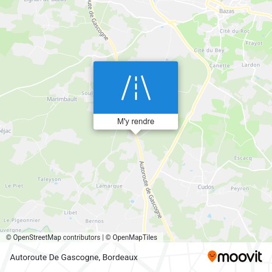 Autoroute De Gascogne plan