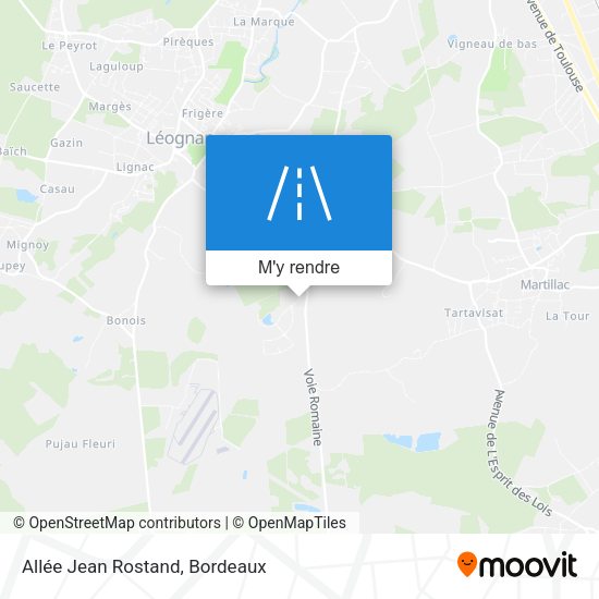 Allée Jean Rostand plan