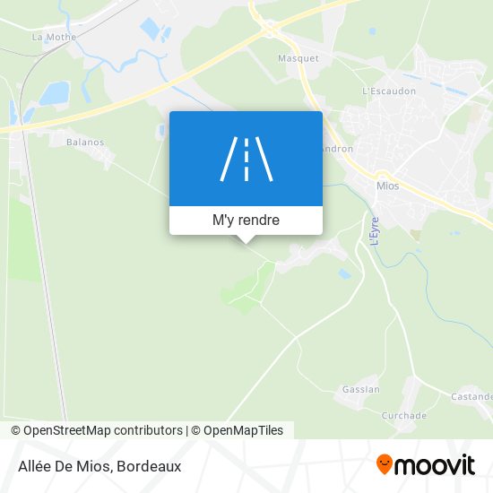 Allée De Mios plan
