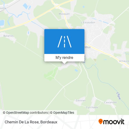 Chemin De La Rose plan