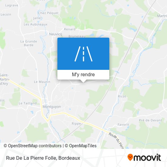 Rue De La Pierre Folle plan