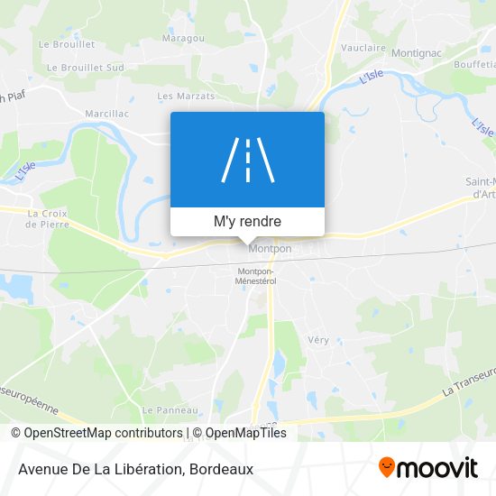 Avenue De La Libération plan