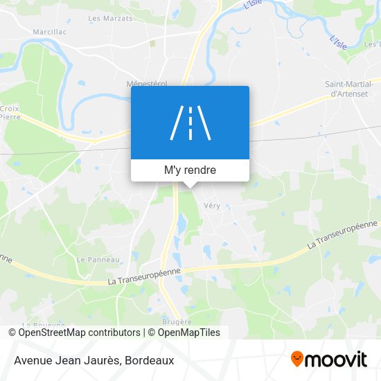 Avenue Jean Jaurès plan