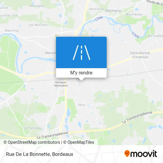 Rue De La Bonnette plan