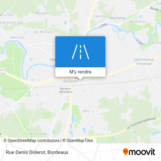 Rue Denis Diderot plan