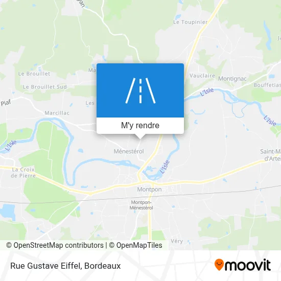 Rue Gustave Eiffel plan