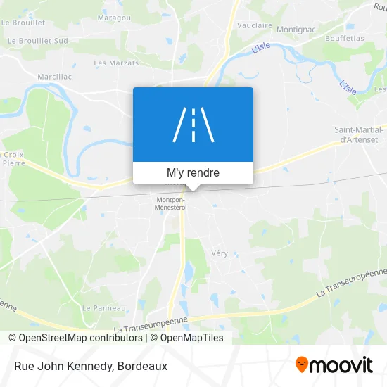 Rue John Kennedy plan