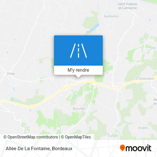 Allée De La Fontaine plan