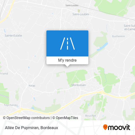 Allée De Puymiran plan