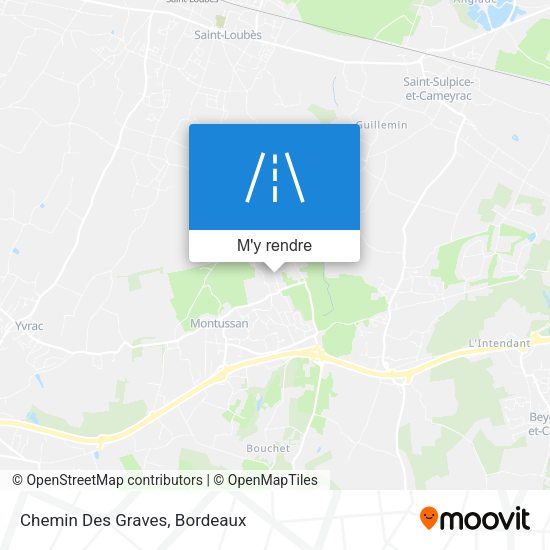 Chemin Des Graves plan